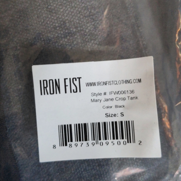 Last Chance! Buy now! Iron Fist Mary Jane Crop Top Size Small - Picture 6 of 7
